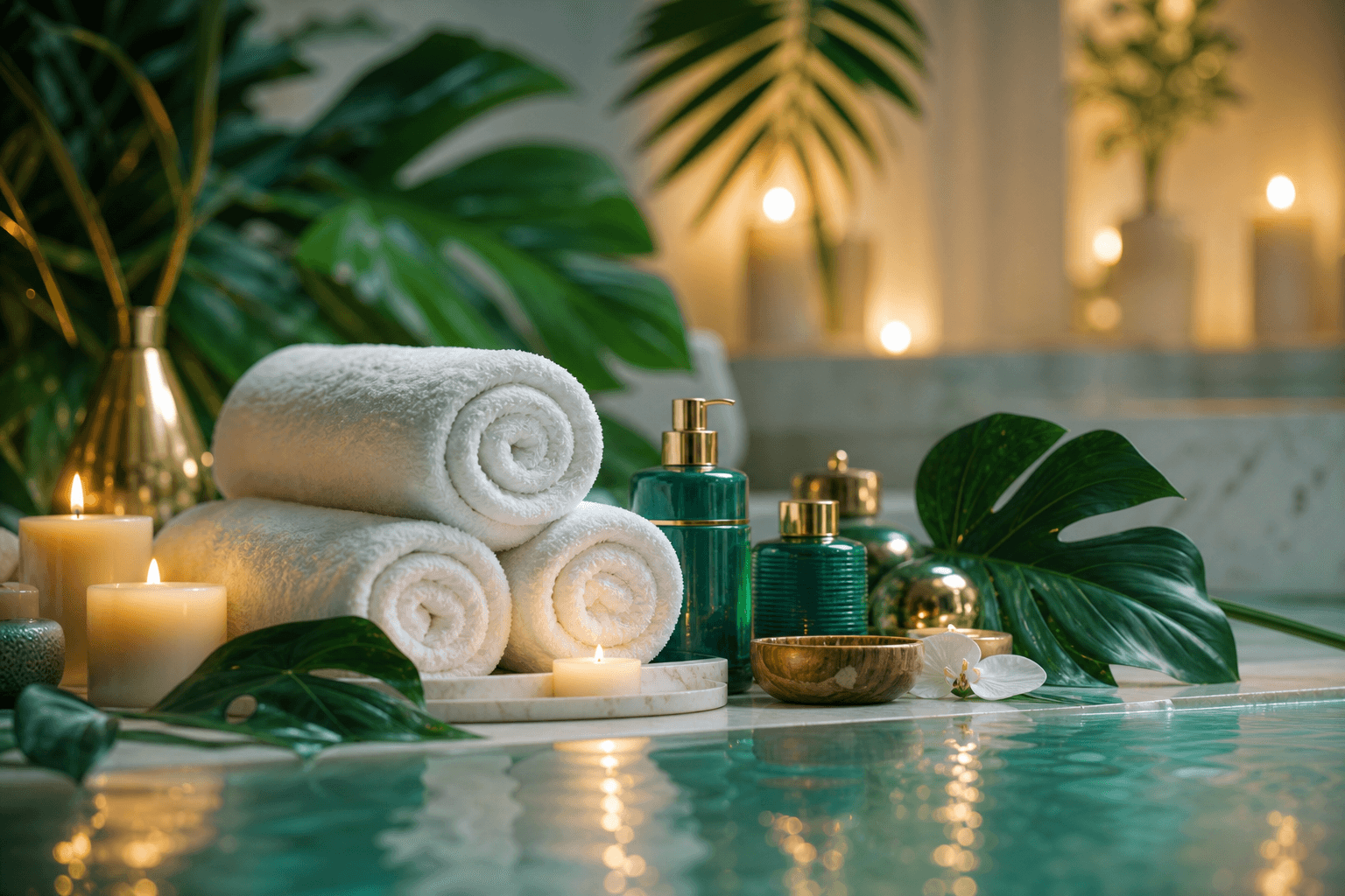 Prepared wellness treatment room for an introductory session